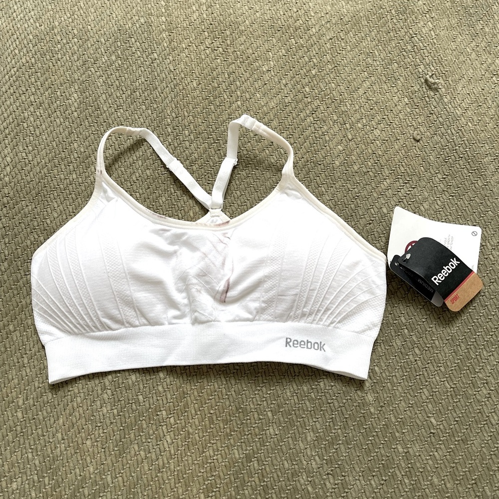 Reebok Strappy Adjustable Sports Bra Small